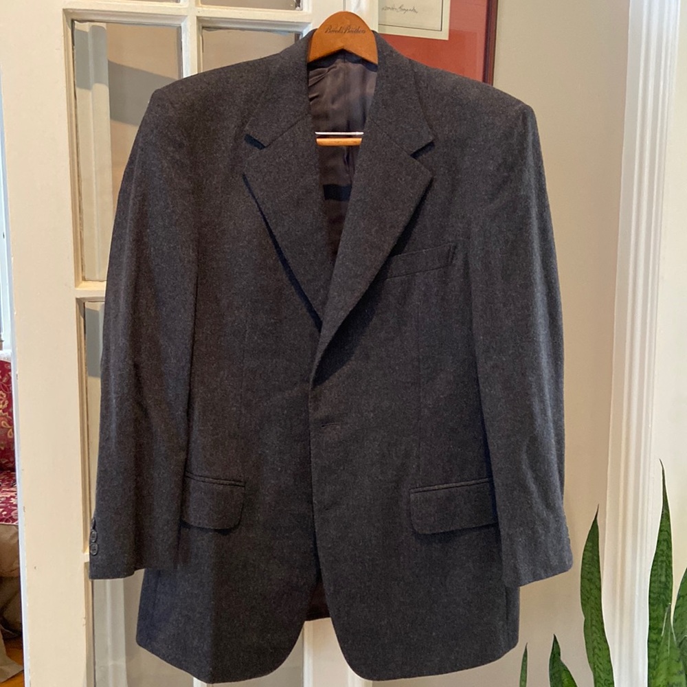 Ermenegildo Zegna grey wool blazer